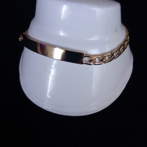 Esclava mediana oro laminado