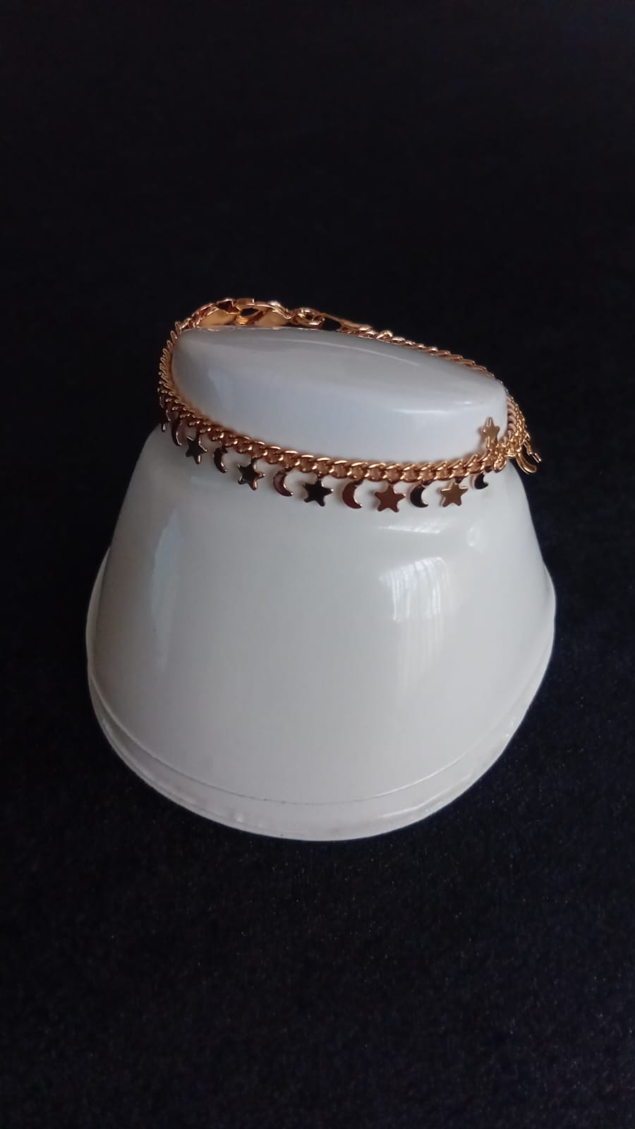Pulsera corta oro laminado