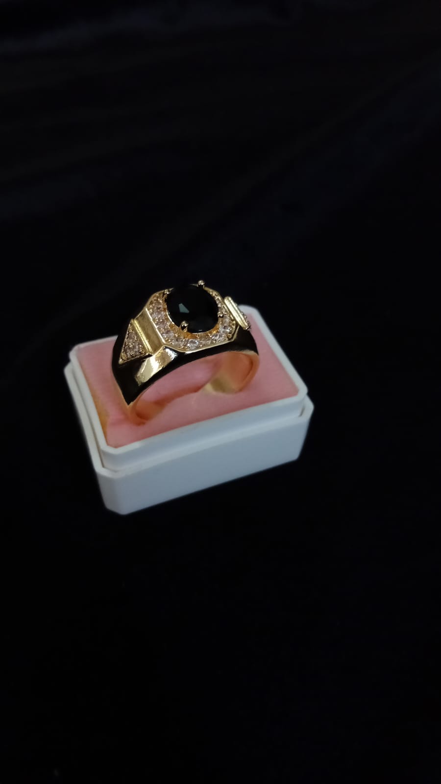 Anillo caballero oro laminado