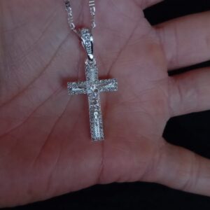 Cruz mediana oro laminado