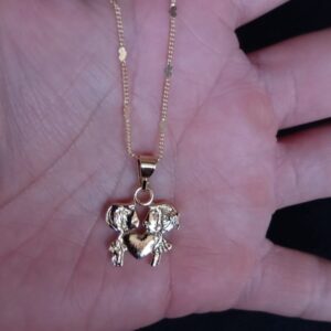 Dije niñ@s oro laminado