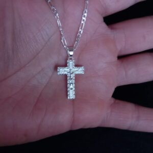 Cruz chica oro laminado