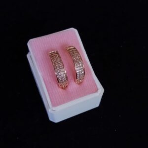 Arracada huggies oro laminado 