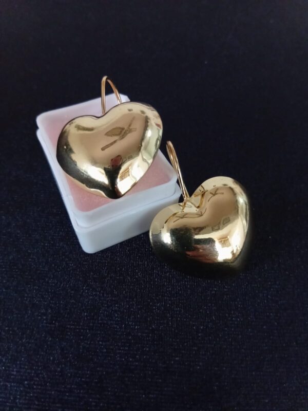 Arete chunky oro laminado