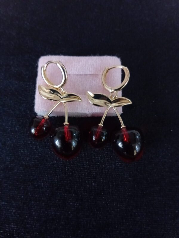 Arete tendencia oro laminado