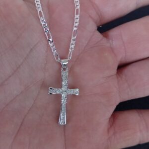 Cruz chica oro laminado