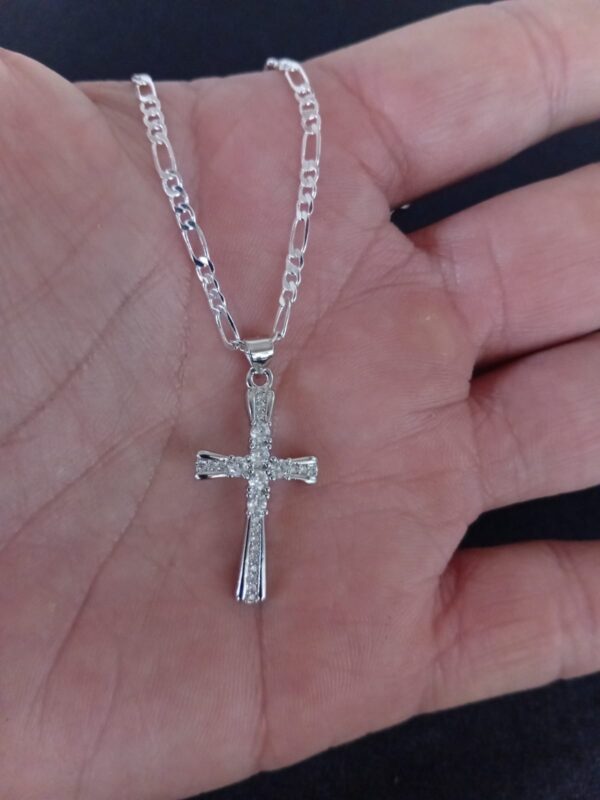 Cruz chica oro laminado