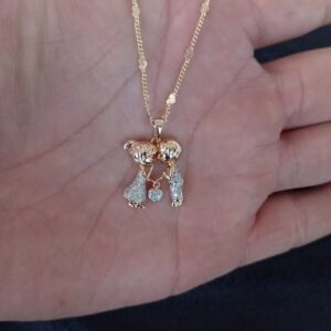 Dije niñ@s oro laminado