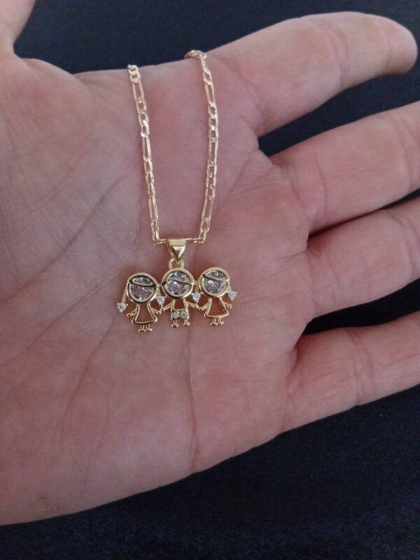 Dije niñ@s oro laminado