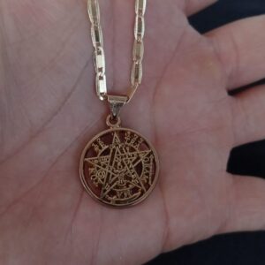 Dije mediano oro laminado