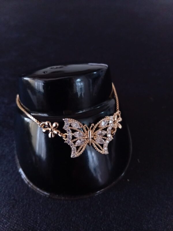 Pulsera ajustable oro laminado