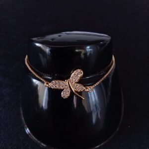 Pulsera ajustable oro laminado