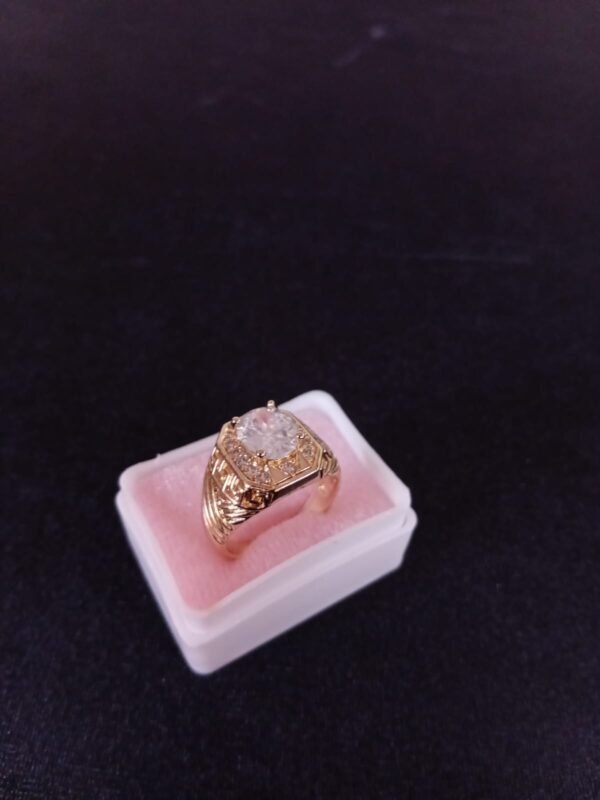 Anillo caballero oro laminado