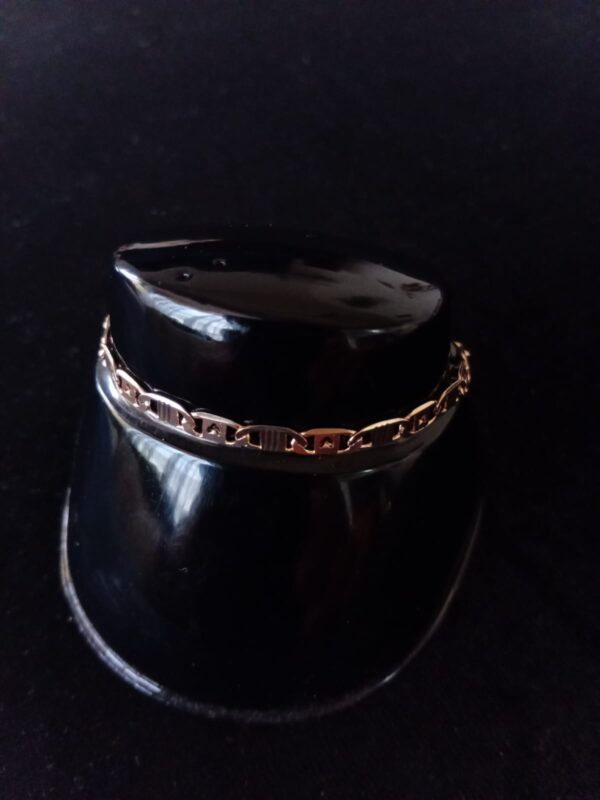Pulsera mediana oro laminado