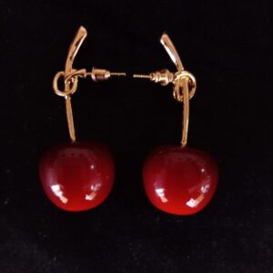 Arete tendencia oro laminado