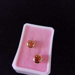 Broquel reforzado oro laminado