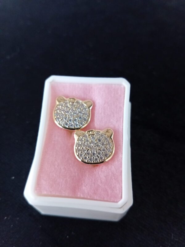 Arracada huggies oro laminado