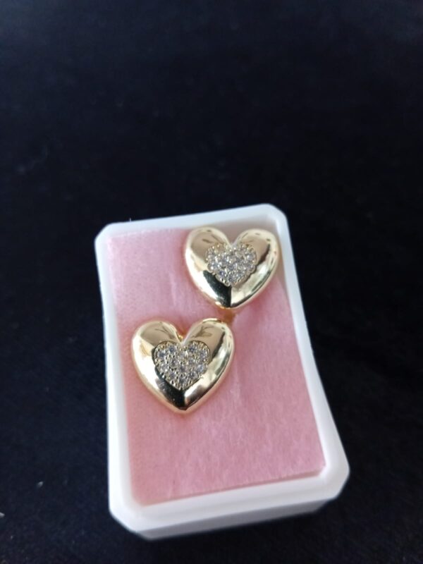 Arracada huggies oro laminado