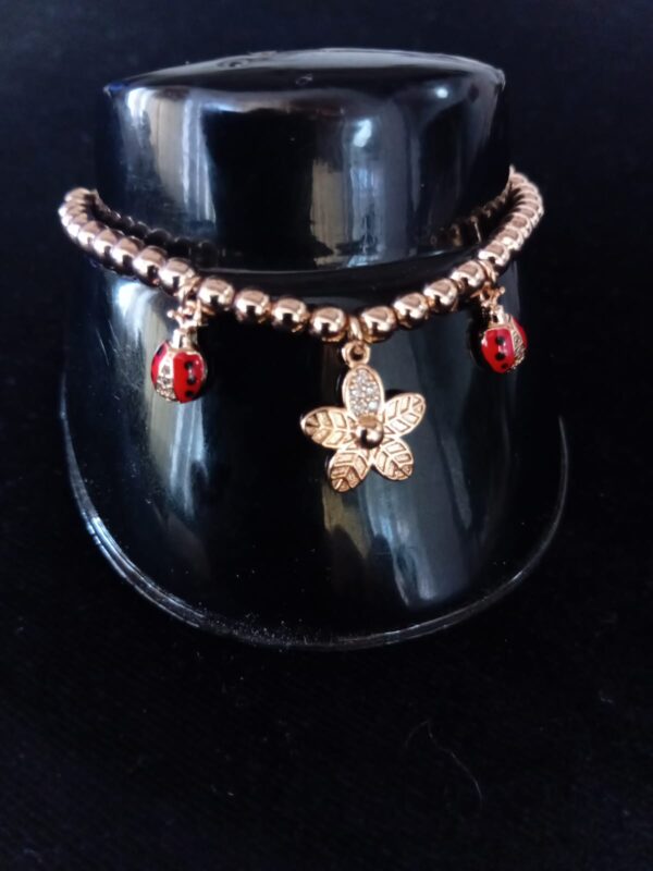 Pulsera ajustable oro laminado