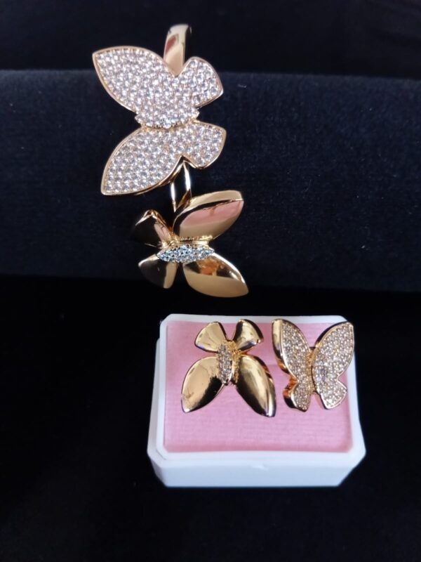 Juego brazalate oro laminado