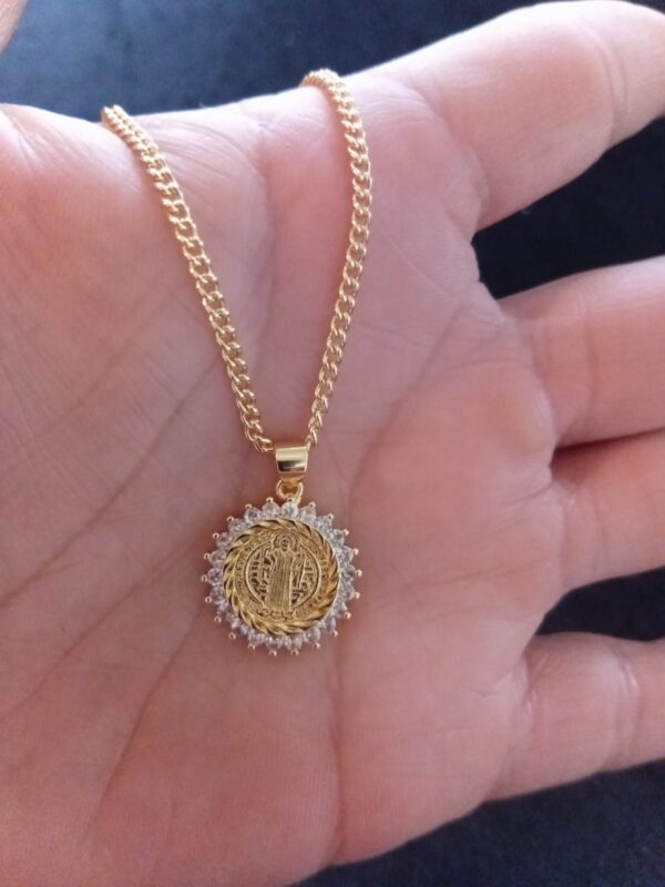 Moneda San Benito oro laminado