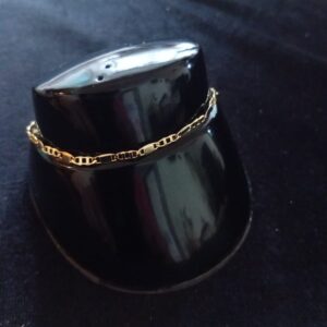 Pulsera delgada oro laminado