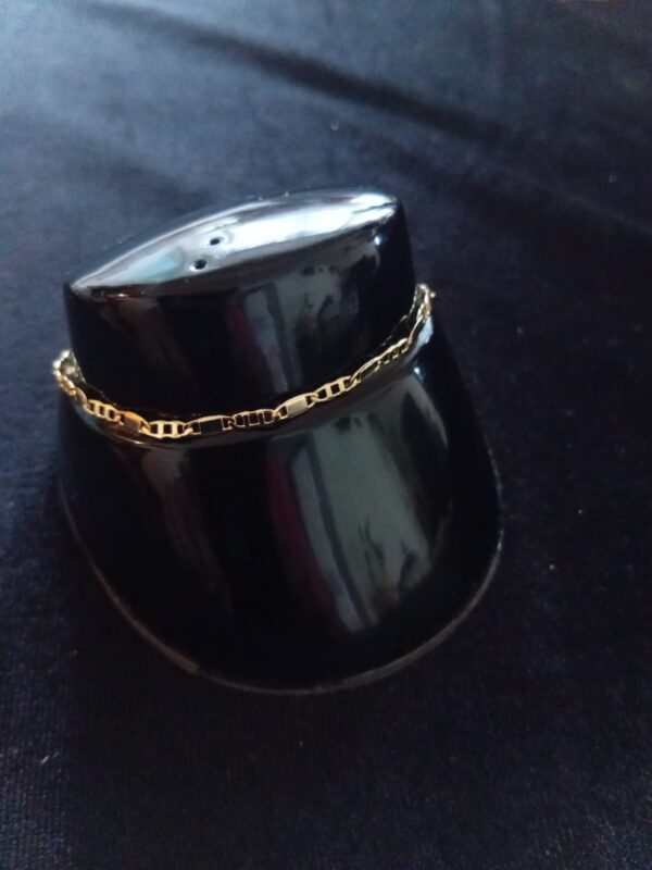 Pulsera delgada oro laminado