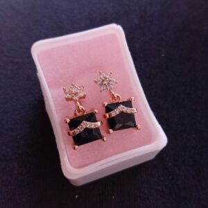 Arete poste mariposa oro laminado