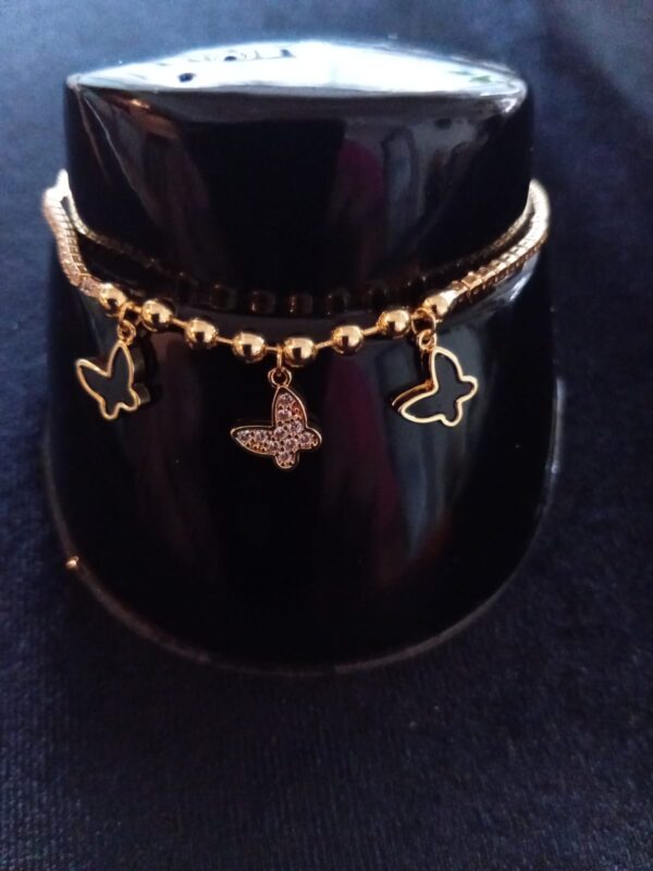 Pulsera ajustable oro laminado