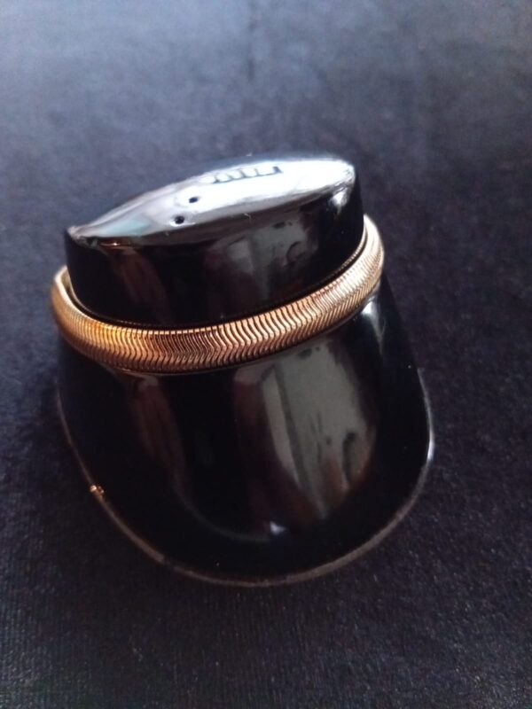 Pulsera gruesa oro laminado