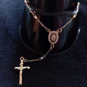 Pulsera denario oro laminado