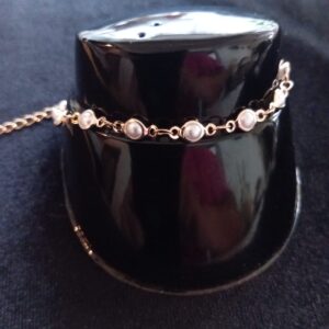 Pulsera ojo turco oro laminado