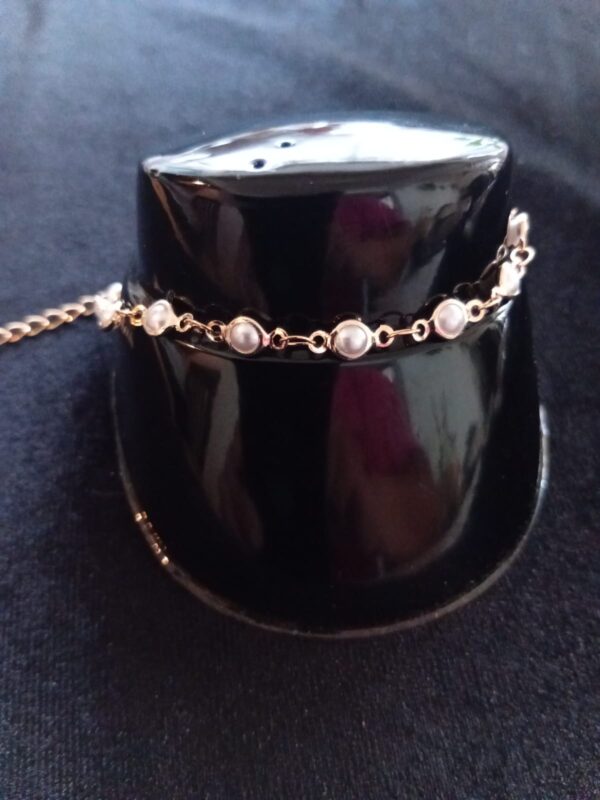 Pulsera ojo tuerco oro laminado