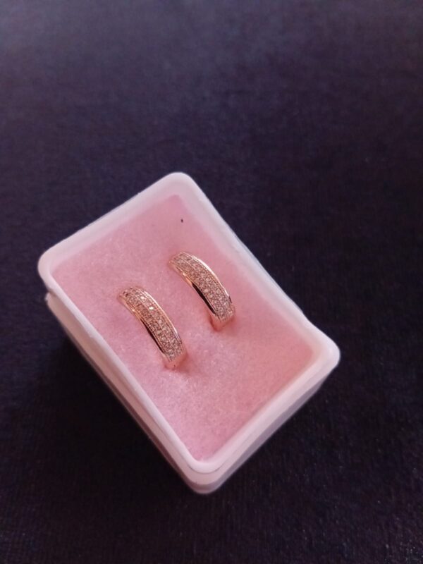 Arracada Huggies oro laminado