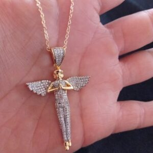 Dije mediano oro laminado