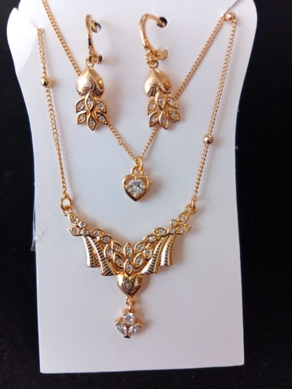 Juego  completo oro laminado