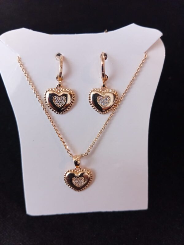Juego  completo oro laminado
