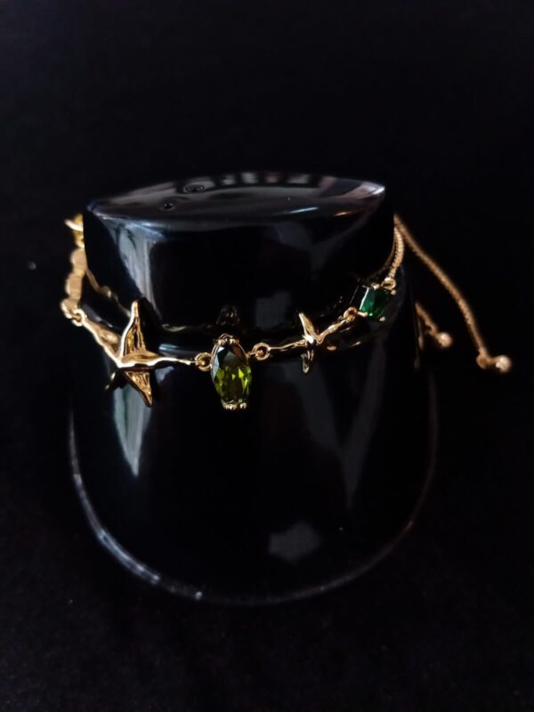 Pulsera ajustable oro laminado