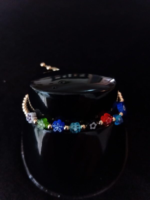 Pulsera ajustable oro laminado