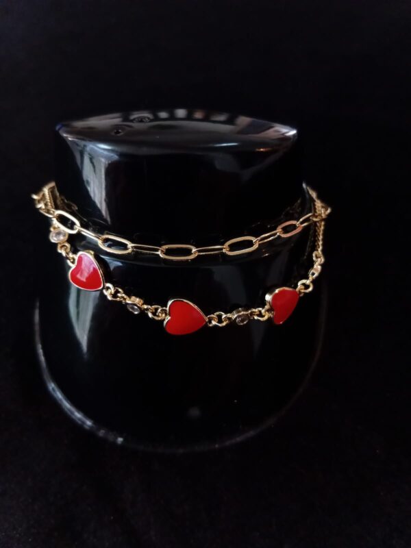 Pulsera ajustable oro laminado