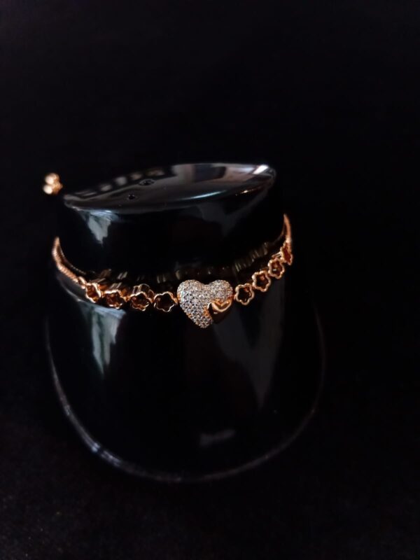 Pulsera ajustable oro laminado