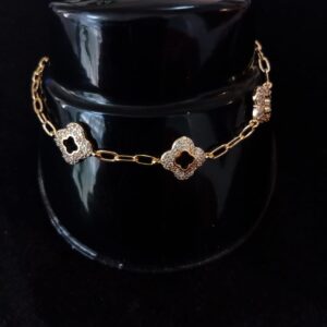 Pulsera ajustable oro laminado