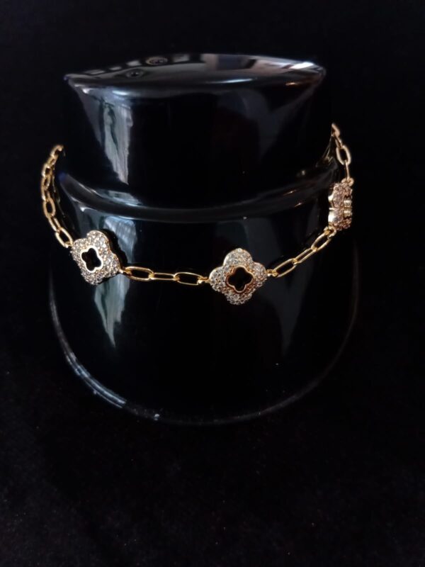 Pulsera ajustable oro laminado