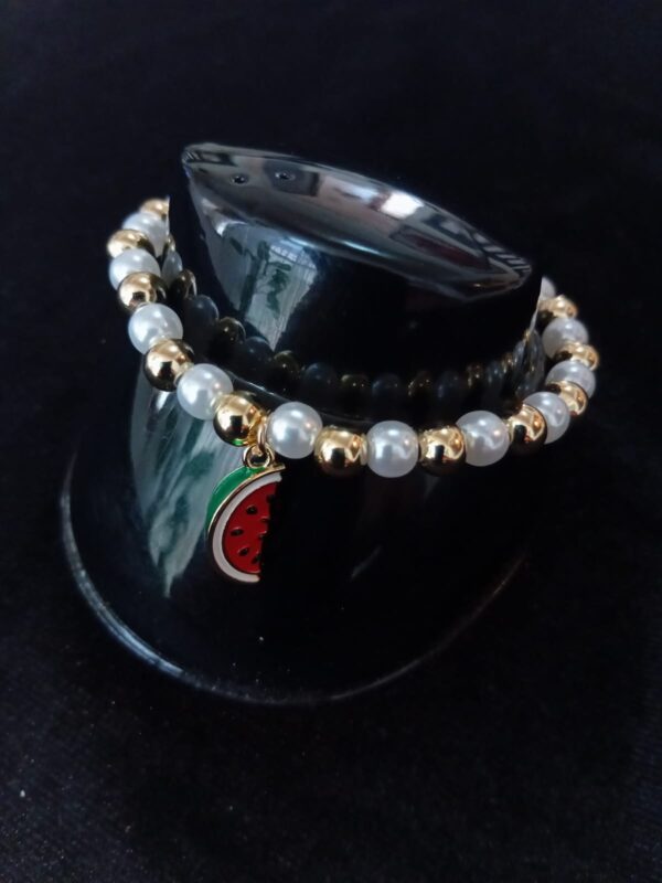 Pulsera ajustable oro laminado
