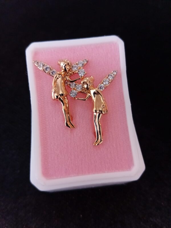 Arracada huggies oro laminado