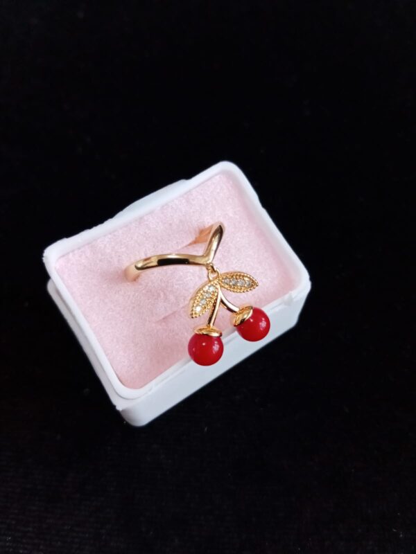 Anillo tendencia oro laminado