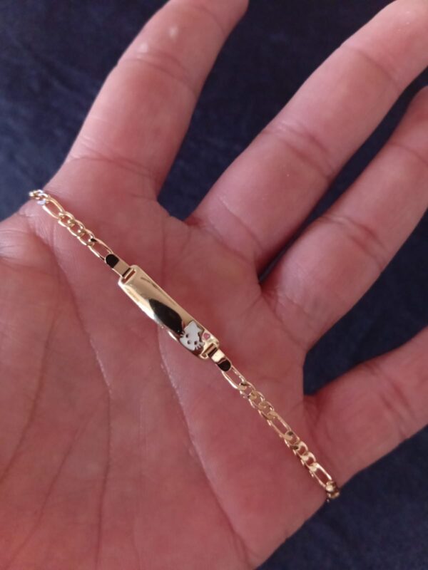 Esclavas para niñ@s oro laminado