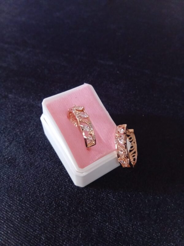 Arracada zirconia oro laminado