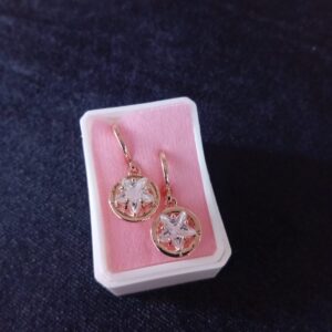 Arracada huggies oro laminado 