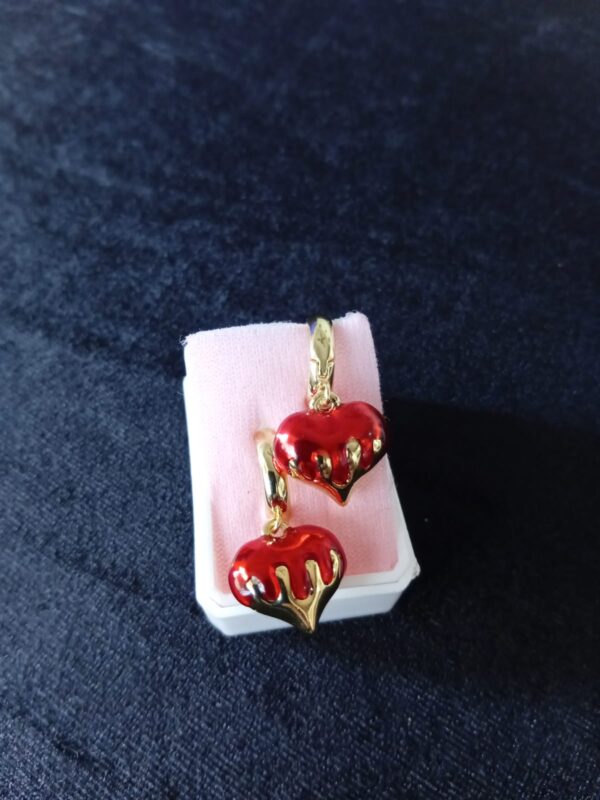 Arete tendencia oro laminado